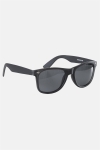 Fashion 1398 Wayfarer okulary słoneczne Black Rubber Grey Lens