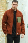 Fat Moose Hugh Fleece Kurtki Rust Orange