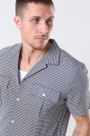 Woodbird Chan Check Koszule Black-White