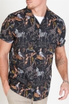 Only & Sons Gabrial S/S Animal Viscose Koszule Black/Zoo Print