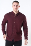 Kronstadt Johan Diego Cotton Koszule Bordeaux Mel
