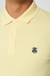 Selected Aro S/S Embroidery Polo Koszule W Noos Mellow Yellow