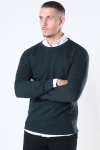 Clean Cut Copenhagen Merino Wool Crew Dzianina Bottle Green