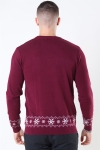 Solid Neel CC Dzianina Wine Red