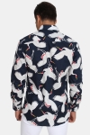 Clean Cut Sälen 56 L/S Koszule Navy