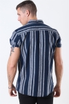 Clean Cut Sälen 146 SS Koszule Navy/Grey