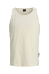 Jack & Jones Infinity Rib Tank Top Cloud Dancer