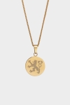 Northern Legacy Lionheart Pendant Naszyjniki Gold