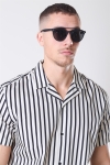 Fashion 1388 Mat Black okulary słoneczne Grey Linse