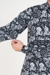 Only & Sons Frederik L/S Paisley Stretch Koszule Black