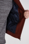 Jack & Jones Magnus Uld Bomber Kurtki Cappuccino