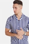 Kronstadt Cuba S/S Gr.78 Koszule White/Dark Blue