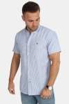 Kronstadt Johan Oxford Stripe S/S Koszule Navy