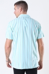 Jack and Jones Tyler Koszule SS ORG Aqua Sky