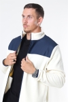 Rains Fleece Zip Puller Kurtki Off White