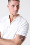 Jack & Jones Blabristol Dzianina SS Polo Blanc de Blanc