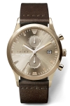 Triwa Sort Of Black Champagne Chrono Zegarki 