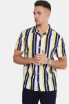 Kronstadt Cuba S/S Gr. 76 Koszule White/Yellow/Navy