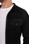 Just Junkies Rolf Suede Kurtki Black