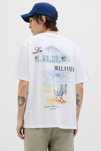 Hydra Cutout Tee  Bright White