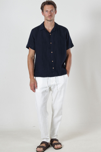 Ayers SS loose Shirt Sky Captain