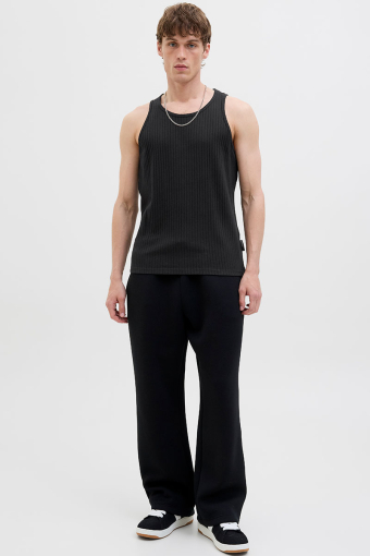 Infinity Rib Tank Top Black
