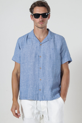 Ayers SS loose Shirt Federal Blue