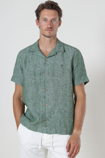 Ayers SS loose Shirt Hedge Green
