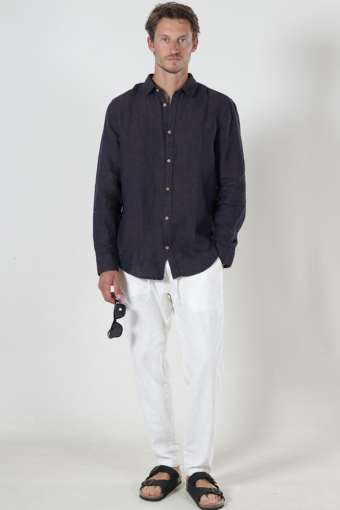 Ayers Ls shirt Chocolate Plum