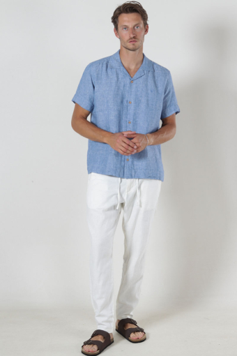 Ayers SS loose Shirt Federal Blue